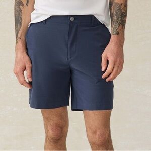 Faherty All Day™ Men’s Short (7") - Blue Nights Color Size 35